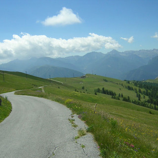 La strada del Colle di Sampeyre