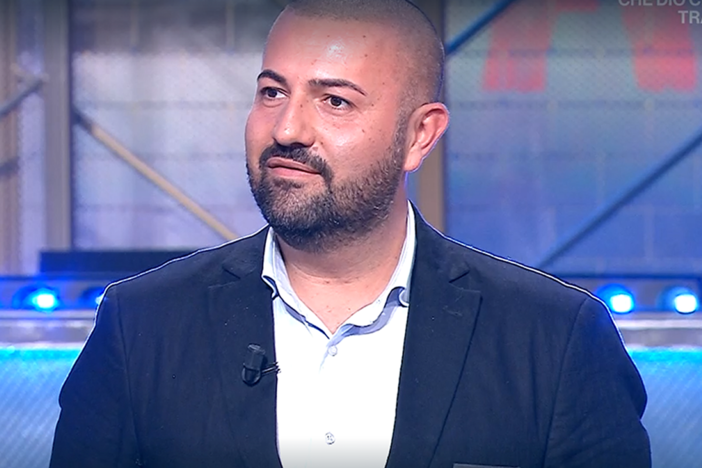 Sebastiano Tona durante la puntata de &quot;I soliti ignoti&quot; andata in onda il 16 febbraio su RAI1