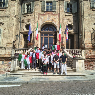 Studenti spagnoli ricevuti in Comune a Bra