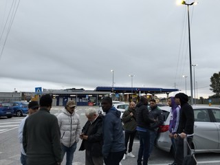 Momenti dello sciopero dei lavoratori degli appalti ISCOT, promosso dal sindacato S.I. Cobas Momenti dello sciopero dei lavoratori degli appalti ISCOT, promosso dal sindacato S.I. Cobas