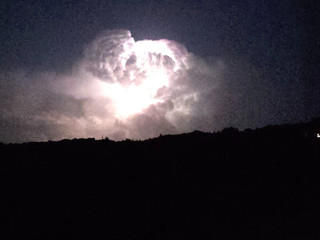 Il temporale nella notte tra sabato e domenica fotografato in zona Vicoforte da un lettore Il temporale nella notte tra sabato e domenica fotografato in zona Vicoforte da un lettore