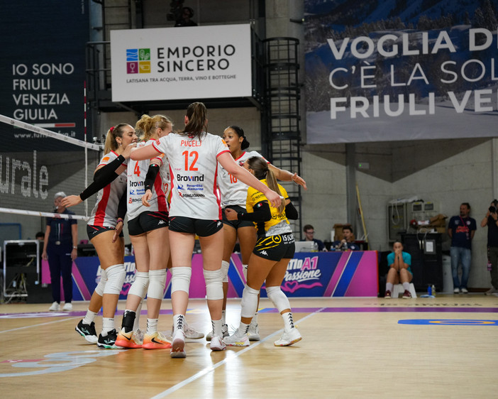 Granda Volley non passa a Talmassons nella prima delle sfide salvezza del volley femminile di A1