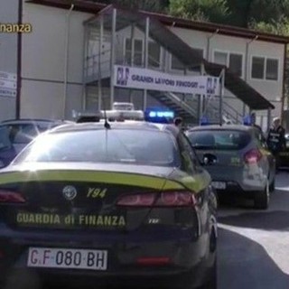L'operazione della Finanza al cantiere del Tenda Bis