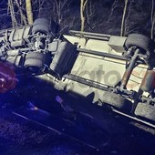 Tir si ribalta sulla Statale 21 del Colle della Maddalena: strada chiusa a Demonte Tir si ribalta sulla Statale 21 del Colle della Maddalena: strada chiusa a Demonte