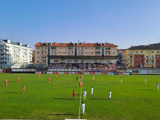 Uno scatto del match di campionato giocato al Paschiero