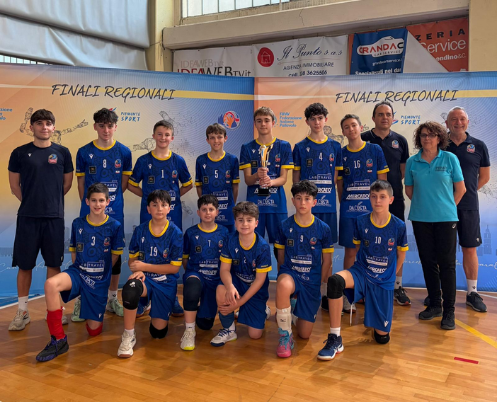 VOLLEY MASCHILE / Cuneo, l'U13 si laurea campione regionale 6vs6