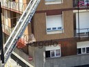 Cuneo, cedimento dell'intonaco da una palazzina all'angolo tra le vie Schiapparelli e Sella: nessun ferito