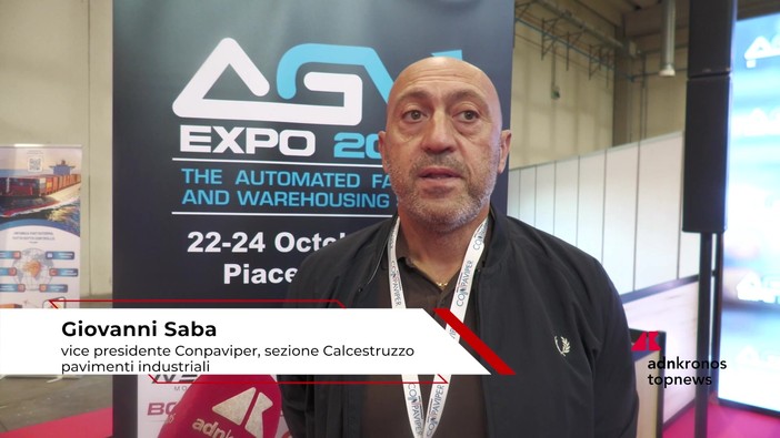 Fiere: Saba (Conpaviper), 'ad Agv Expo per sottolineare centralità pavimentazioni in logistica automatizzata' Fiere: Saba (Conpaviper), 'ad Agv Expo per sottolineare centralità pavimentazioni in logistica automatizzata'