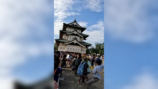 Giappone, tiro alla fune in 1800 per spostare un castello Giappone, tiro alla fune in 1800 per spostare un castello