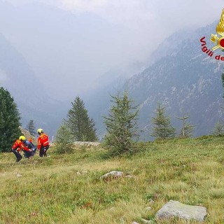 Soccorso in montagna a Valdieri: salvata escursionista in difficoltà
