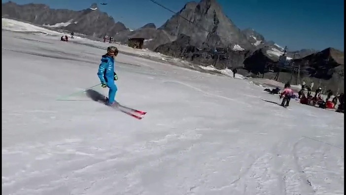 Sci, Federica Brignone torna in pista a Cervinia Sci, Federica Brignone torna in pista a Cervinia