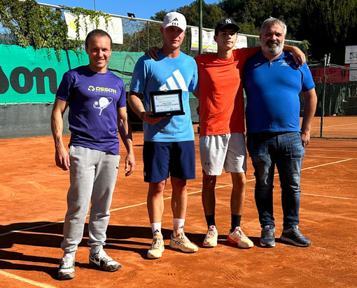 Simonluca Pagliero, vincitore nel tabellone di quarta categoria Simonluca Pagliero, vincitore nel tabellone di quarta categoria