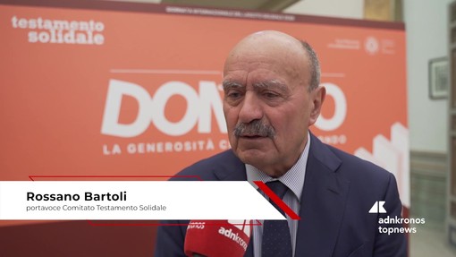 Bartoli (Cts), 'in Italia cresce la cultura del lascito solidale' Bartoli (Cts), 'in Italia cresce la cultura del lascito solidale'