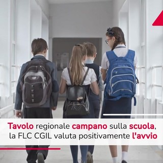 Scuola in Campania, tavolo regionale: le priorità