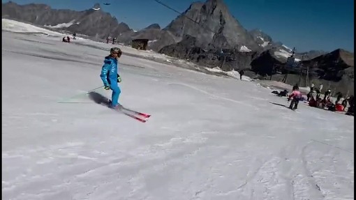 Sci, Federica Brignone torna in pista a Cervinia Sci, Federica Brignone torna in pista a Cervinia