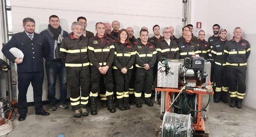 Cortemilia, un nuovo mezzo e modulo anti-incendio boschivo per i Vigili del Fuoco volontari