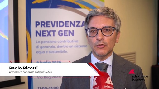 Previdenza: Ricotti (Patronato Acli), 'La pensione contributiva di garanzia tutela chi avrà assegni bassi'