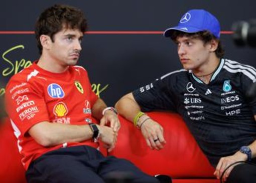 Leclerc: "Se la Ferrari non vincesse il titolo, sarei contento lo vincesse Antonelli, mi rivedo in lui' Leclerc: "Se la Ferrari non vincesse il titolo, sarei contento lo vincesse Antonelli, mi rivedo in lui'