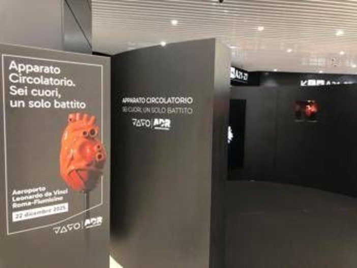 Adr, Jago: "Nella mia opera a Fiumicino il battito che ci collega tutti"