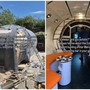 È fan di Star Wars e costruisce un'astronave... in giardino È fan di Star Wars e costruisce un'astronave... in giardino