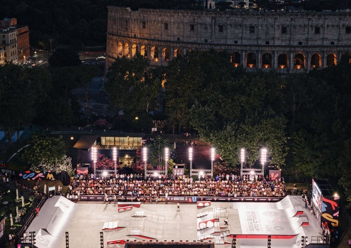Roma capitale dello skateboarding, spettacolo e trick a Colle Oppio e Ostia Roma capitale dello skateboarding, spettacolo e trick a Colle Oppio e Ostia