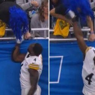 Litiga col tifoso e gli molla un pugno, la follia della star NFL