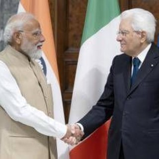 Mattarella incontra Modi: "Intensificare al massimo la nostra collaborazione" Mattarella incontra Modi: "Intensificare al massimo la nostra collaborazione"