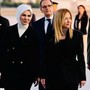 Nato, Meloni e Trump allo stesso tavolo a cena Nato, Meloni e Trump allo stesso tavolo a cena