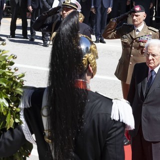 25 Aprile, Mattarella “La pace è il senso della Resistenza”