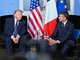 Leader al G7, Trump incontra Macron: "Stretto di Hormuz sarà completamente aperto venerdì" Leader al G7, Trump incontra Macron: "Stretto di Hormuz sarà completamente aperto venerdì"