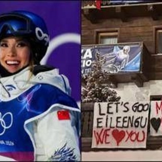"Eileen Gu ti amo, sposami": Livigno 'pazza' per la stella del freestyle alle Olimpiadi "Eileen Gu ti amo, sposami": Livigno 'pazza' per la stella del freestyle alle Olimpiadi