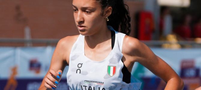 Yasmine Lazouzi. Foto: pagina fb Atletica Mondovì